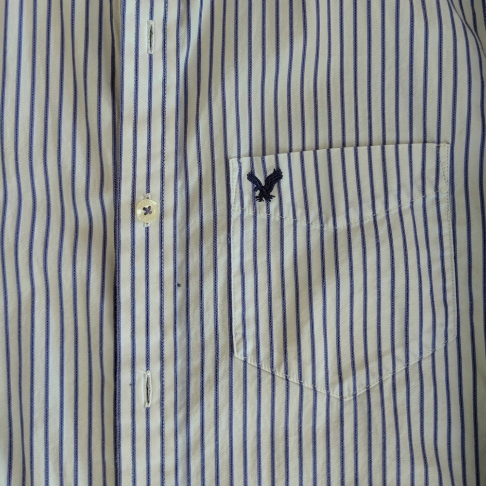 Mens American Eagle Casual Button-Up Shirt - Picture 2 of 6